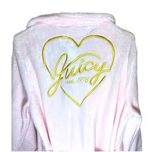 S/M Juicy Couture Pink Fuzzy Robe